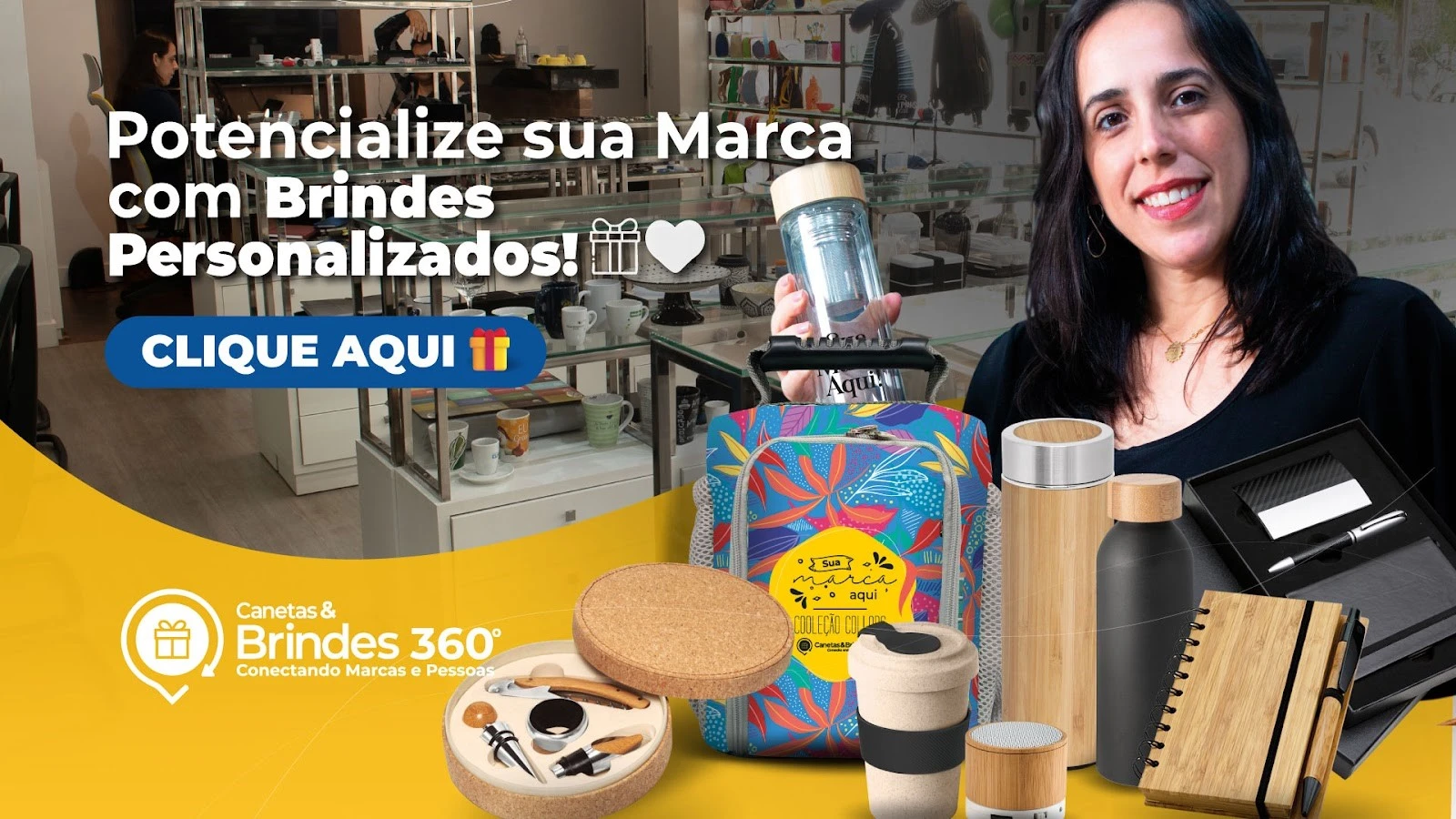 Potencialize sua marca com brindes personalizado!